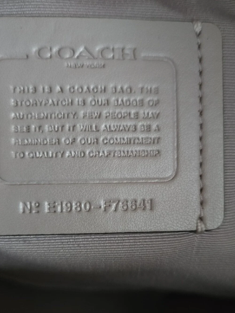 Coach Two-Tone Pebble Leather Satchel in Light Taupe, Cream With Black